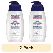2 pack Aquaphor Baby Body Wash and Shampoo, 2-in-1, Tear Free, 16.9 fl oz