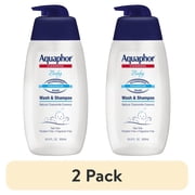2 pack Aquaphor Baby Body Wash and Shampoo, 2-in-1, Tear Free, 16.9 fl oz