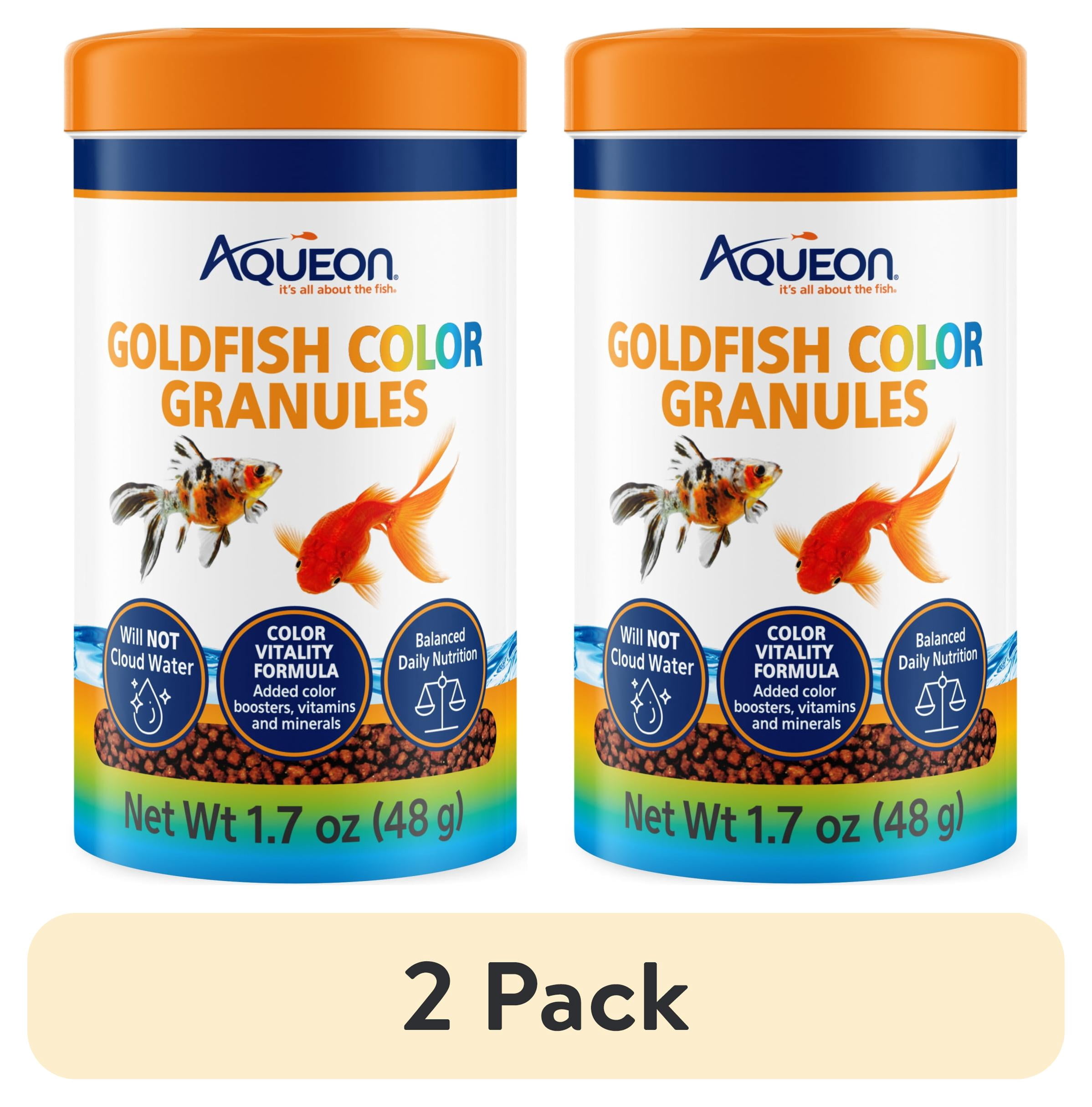 (2 pack) Aqueon Goldfish Color Granules 1.7 ounces