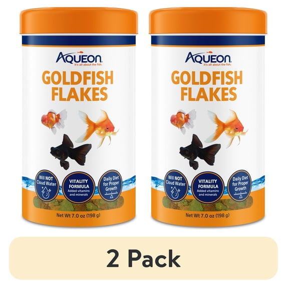 (2 pack) Aqueon Goldfish Flakes 7 ounces