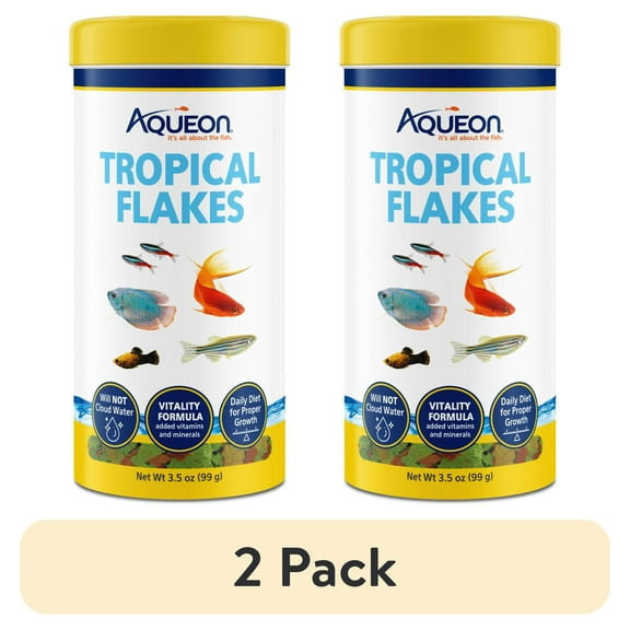(2 pack) Aqueon Tropical Flakes 3.5 Ounces