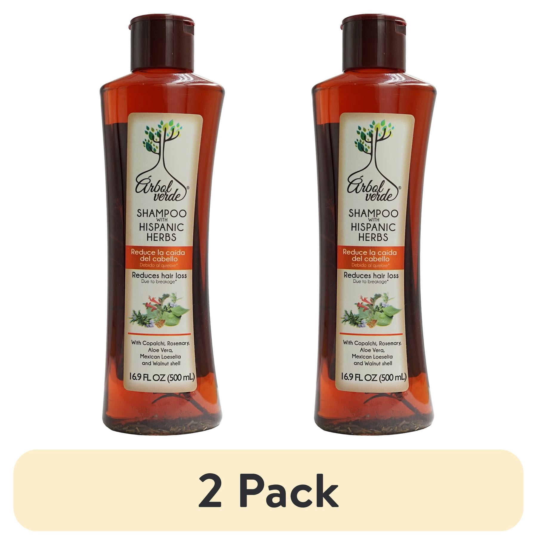 (2 pack) Arbol Verde Natural Anti Hair Loss Shampoo with Natural Plants, 500 ml