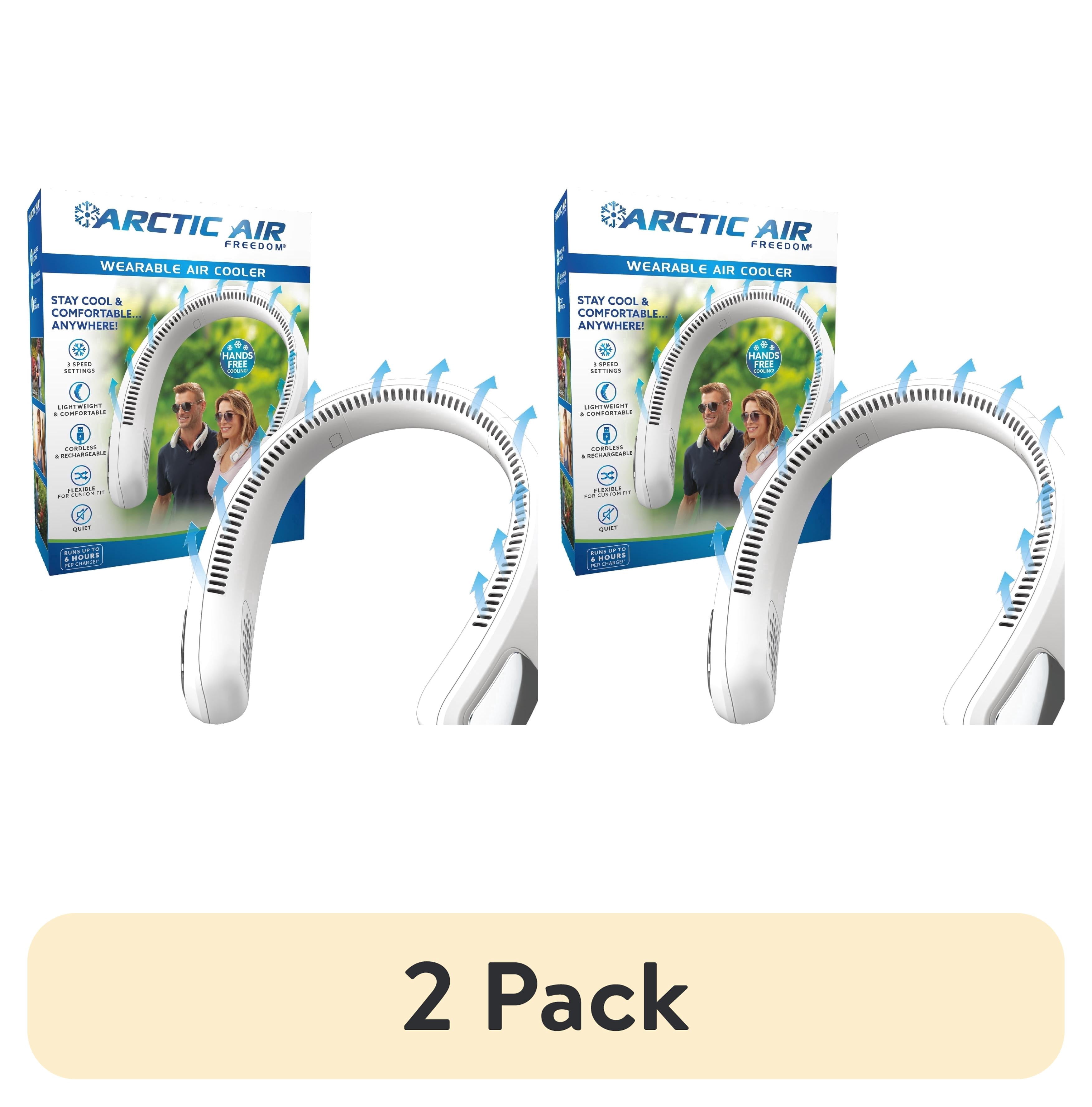 2 pack) Arctic Air Freedom Neck Cooler, Evaporative Cooling with