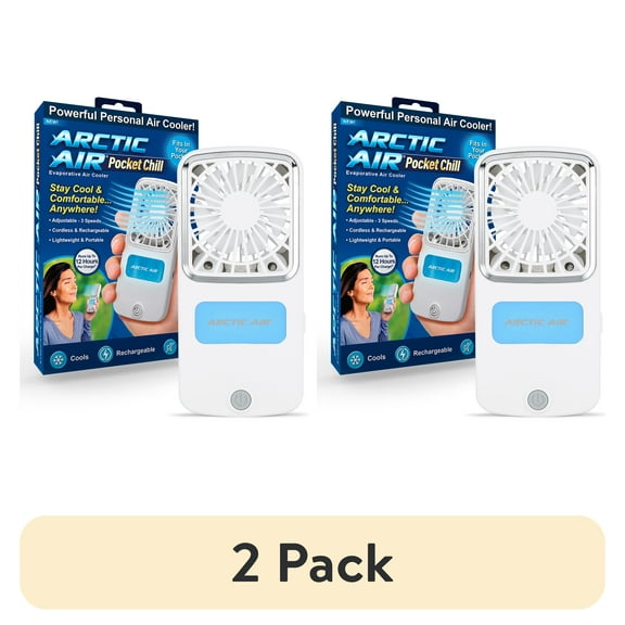 (2 pack) Arctic Air Pocket Chill Evaporative Air Cooler