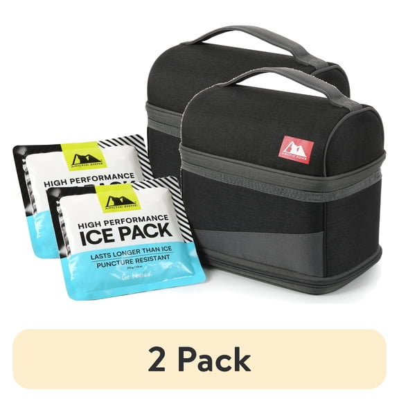 (2 pack) Arctic Zone Expandable Secret Bucket, Black