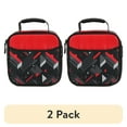 thumbnail interactive-video image 1 of (2 pack) Arctic Zone Lunch Box Combo, Tesseract Red and Black, 1 of 14