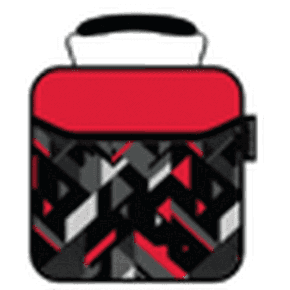 (2 pack) Arctic Zone Lunch Box Combo, Tesseract Red and Black