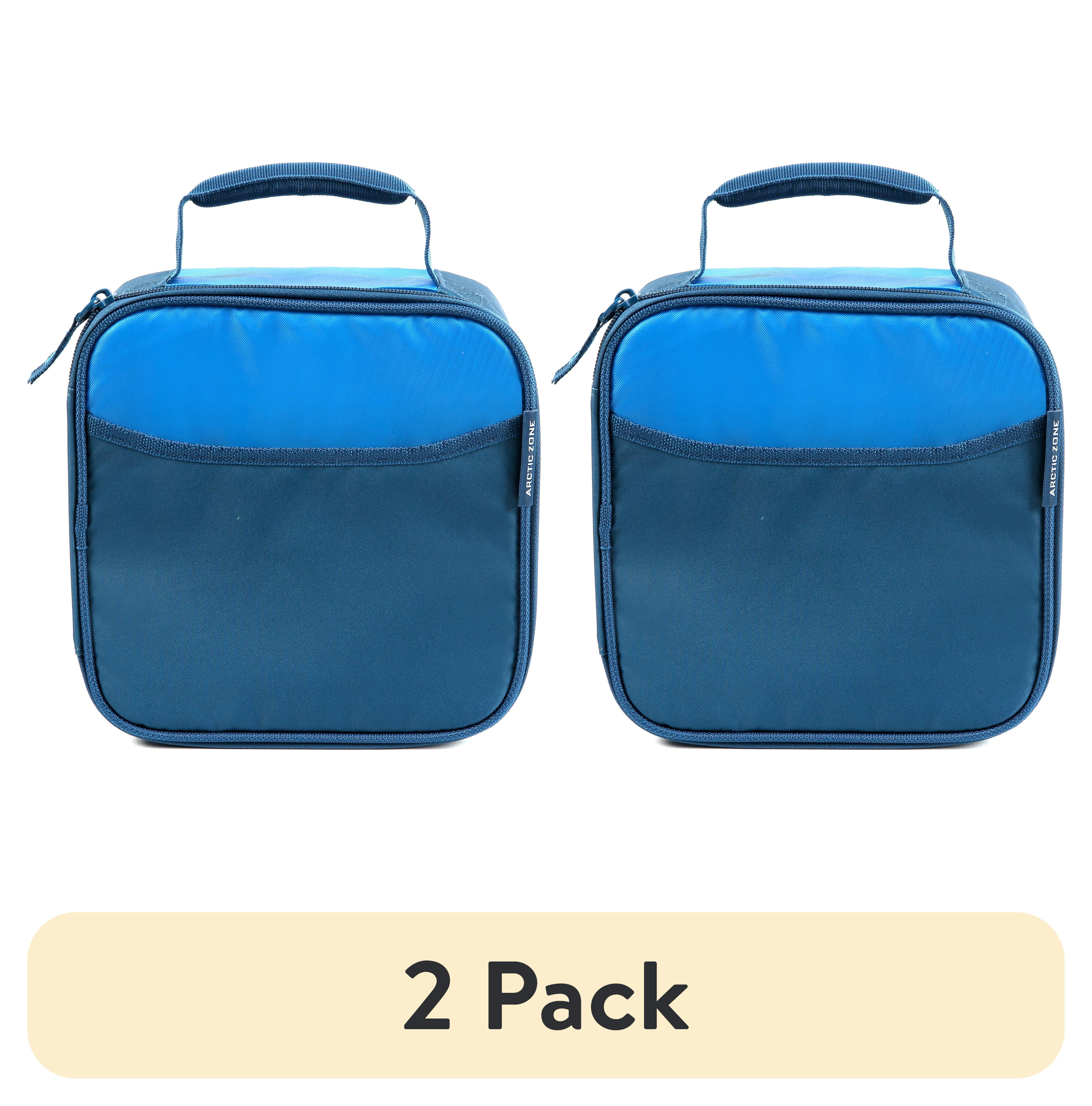 (2 pack) Arctic Zone Norse Blue Lunchbox Combo, Includes food container, water bottle and ice pack