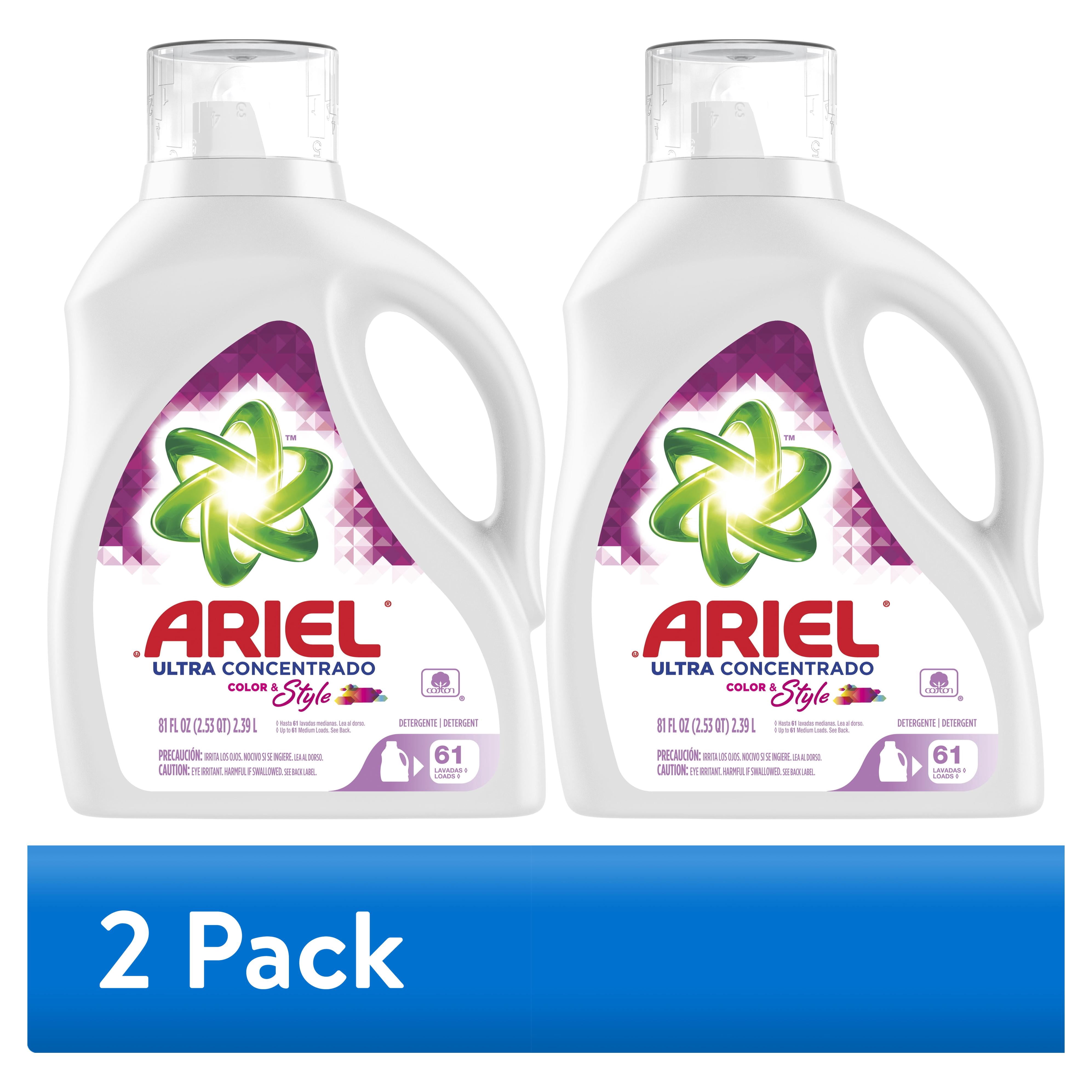 (2 pack) Ariel Liquid Laundry Detergent, Ultra Concentrated, 81 fl oz, 61 Loads
