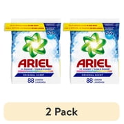2 pack Ariel Laundry Detergent Powder, Original Scent, 141 oz, 66 Loads