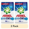 thumbnail image 1 of (2 pack) Ariel Laundry Detergent Powder, Oxi, Original Scent, 105 oz, 66 Loads, 1 of 11