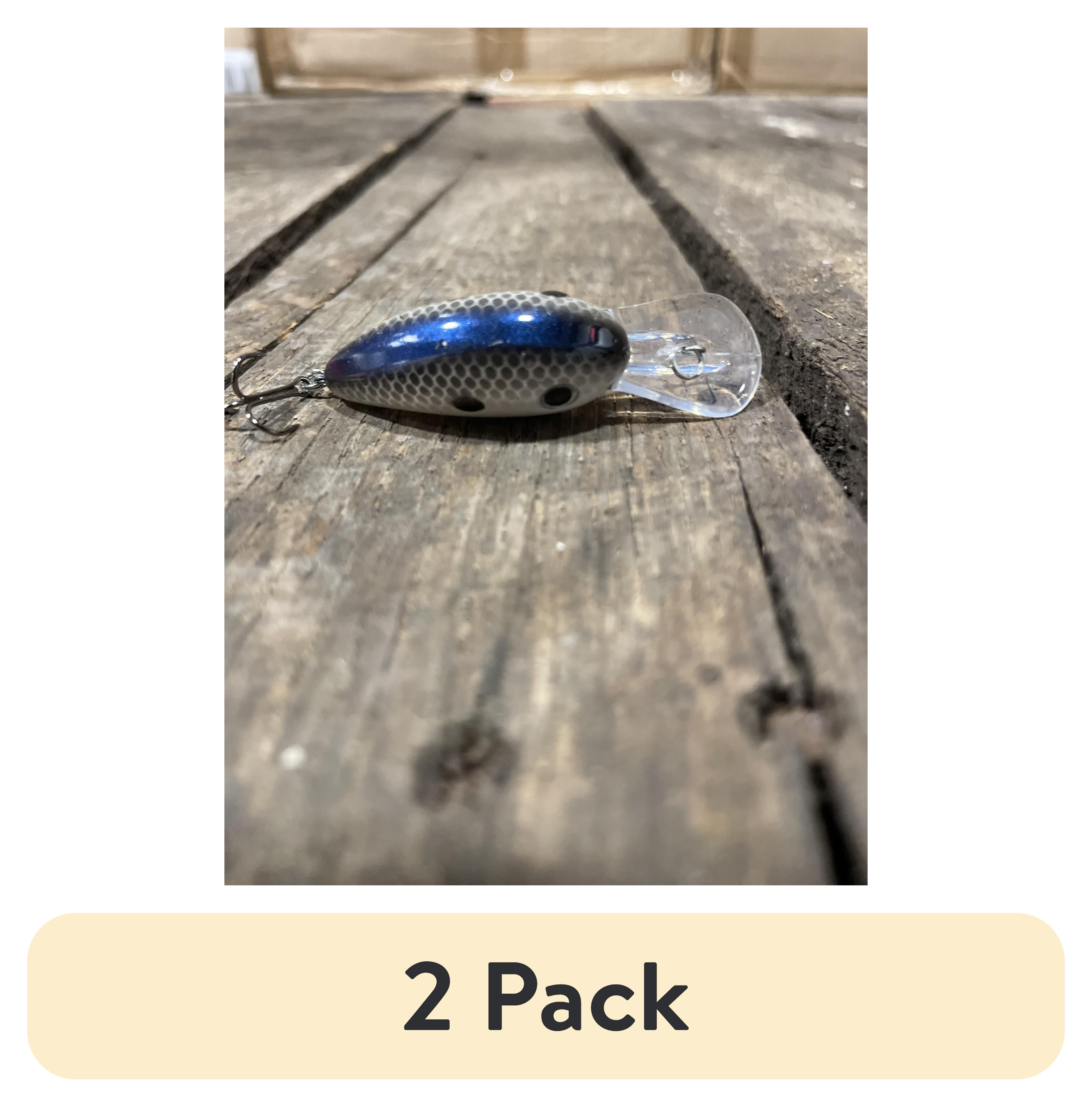 (2 pack) Arkie Lures 220 Series Crankbait Fishing Lure, Blue Shad