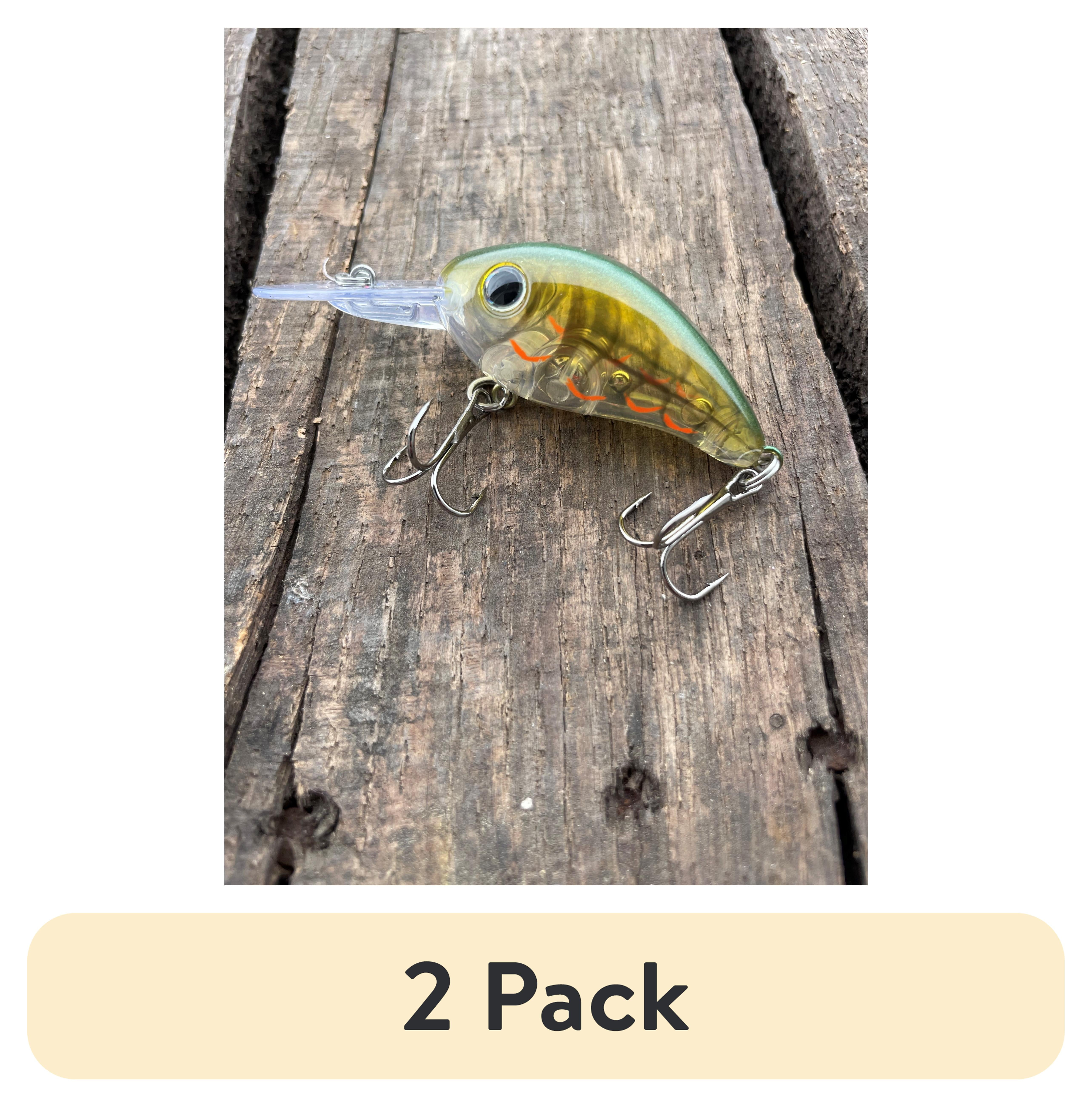 (2 pack) Arkie Lures 220 Series Crankbait Fishing Lure, Phantom Orange