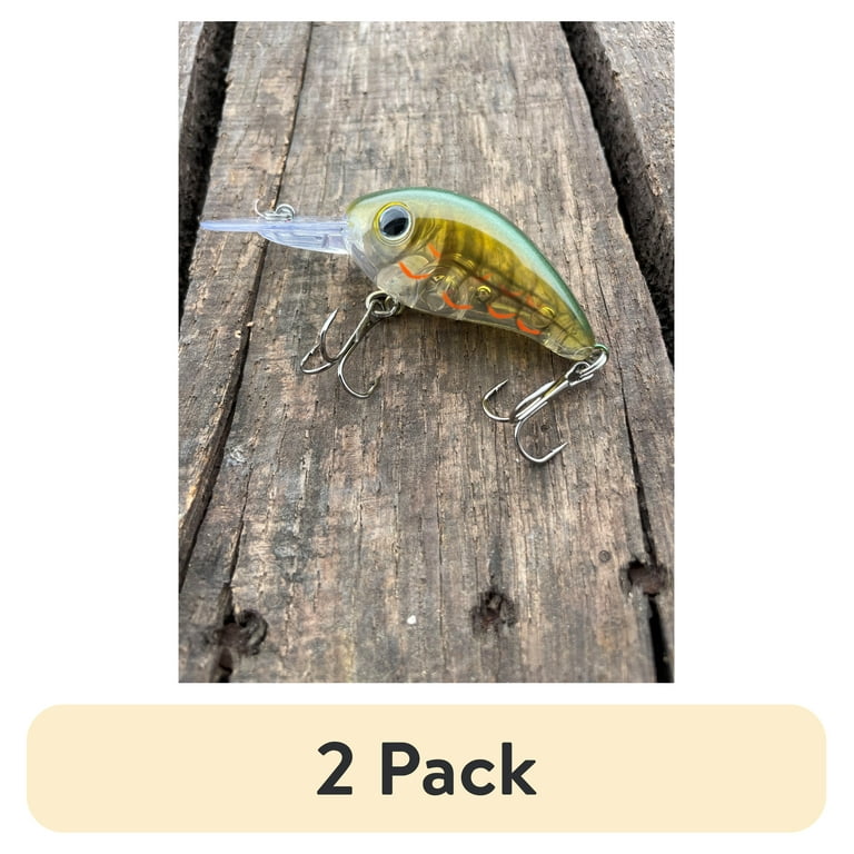 2 pack) Arkie Lures 220 Series Crankbait Fishing Lure, Phantom