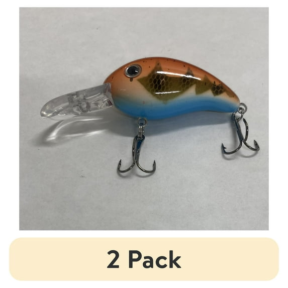 (2 pack) Arkie Lures 220 Series Crankbait Fishing Lure, Stone Cold Blue Craw