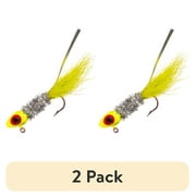 (2 pack) Arkie Lures Original Shineee Hineee Jig, Color Chartreuse, Size 1/16 oz.