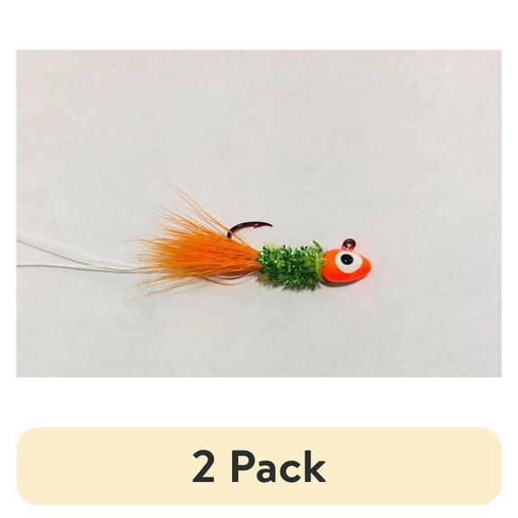 (2 pack) Arkie Lures Pro Model Tiny Hineee Jig, Burnt Chicken Color, 1/32 oz.