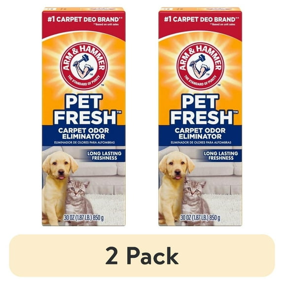 (2 pack) Arm & Hammer Carpet & Room Pet Fresh Odor Eliminator, 30 Ounce