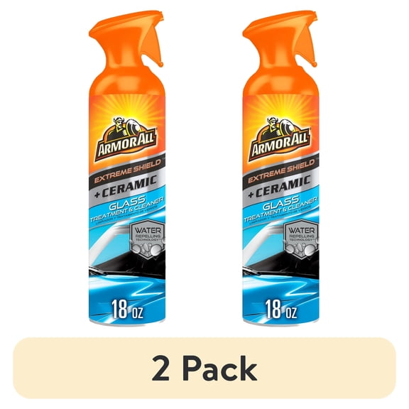(2 pack) Armor All Ceramic Glass Treatment & Cleaner - 18 OZ