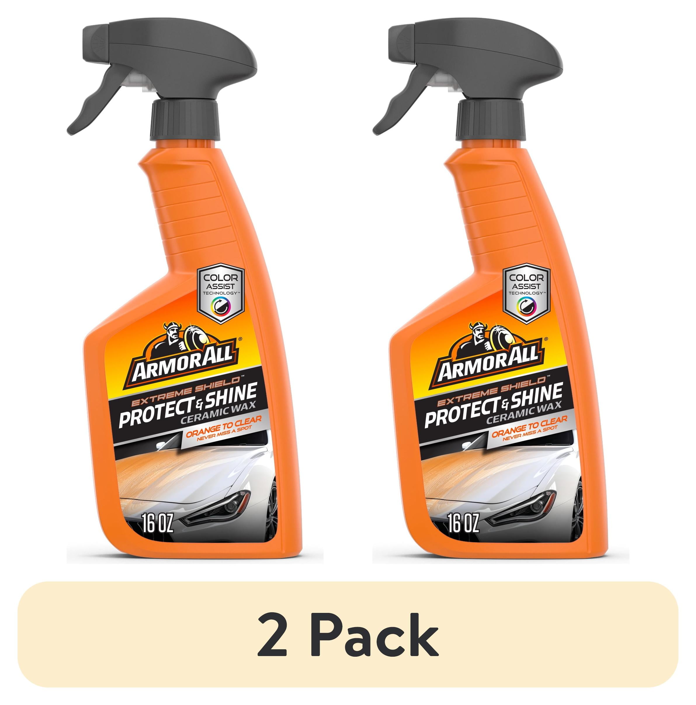 (2 pack) Armor All Extreme Shield Protect & Shine Ceramic Wax, 16 fl oz Bottle