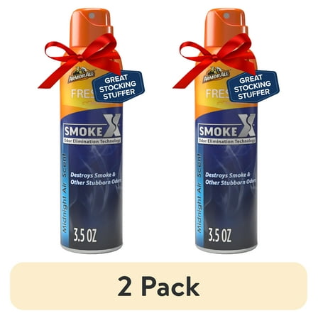 (2 pack) Armor All FRESH Fx Smoke X Car Air Freshener – Midnight Air Scent (3.5 oz)