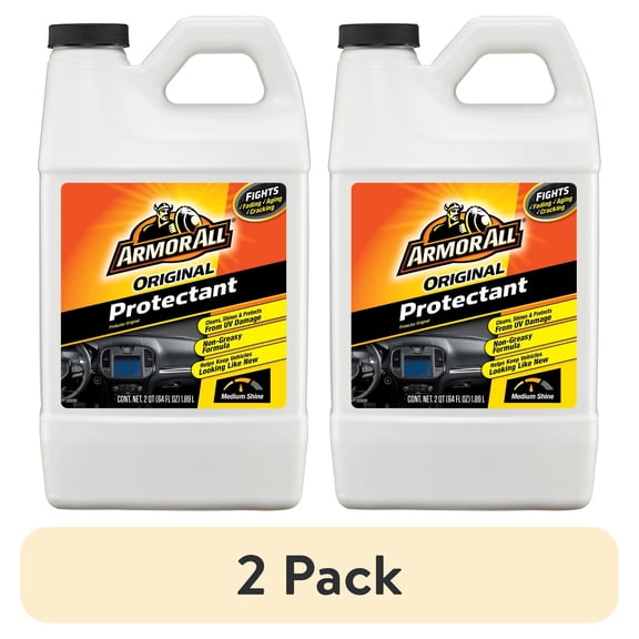 (2 pack) Armor All Original Car Protectant Refill - 64 FL OZ