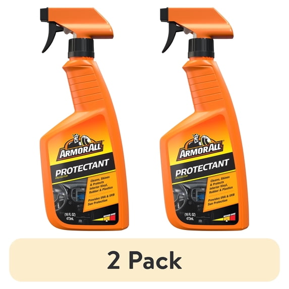 (2 pack) Armor All Protectant Car Cleaning Spray, 16 fl oz