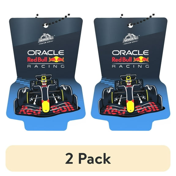 (2 pack) Armor All Podium Series Hanging Car Air Freshener, Logo Car, Lights Out Scent