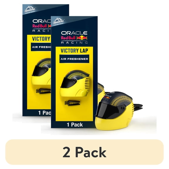 (2 pack) Armor All Podium Series Helmet Vent Clip Car Air Freshener (Victory Lap Scent), Combination of Rugged Oceanic Cologne with Notes of Citrus