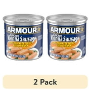 (2 pack) Armour Chicken Vienna Sausage, 4.6 oz Can