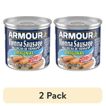 (2 pack) Armour Original Vienna Sausage, 4.6 oz Can