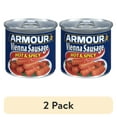 thumbnail image 1 of (2 pack) Armour Star Vienna Sausage, Hot & Spicy Flavored, 7g Protein Per Serving, Canned Sausage, 4.6 oz Can, 1 of 9