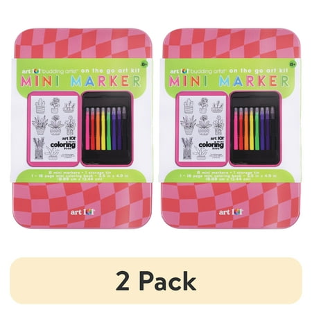 (2 pack) Art 101 Creative Tools Coloring Set for Children to Adults in Tin Case with Markers price history and forecast - Art 101 Creative Tools 72007