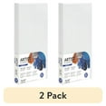 thumbnail image 1 of (2 pack) Artist Stretched Canvas, 100% Cotton Acid Free White Canvas, 7"X14", 2 Pieces, Deluxe Canvas, Ideal for Art Students, Educators, Artists and Professionals., 1 of 4