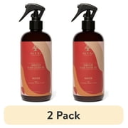 2 pack As I Am Jamaican Black Castor Oil Water Moisturizing Hair and Scalp Spray for Dry Hair Hydration and Frizz Control 16 fl.oz. with Ceramide, Vitamin C and E