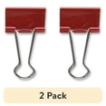 thumbnail image 1 of (2 pack) Assorted Color Binder Clips, 1 of 3