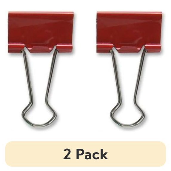 (2 pack) Assorted Color Binder Clips