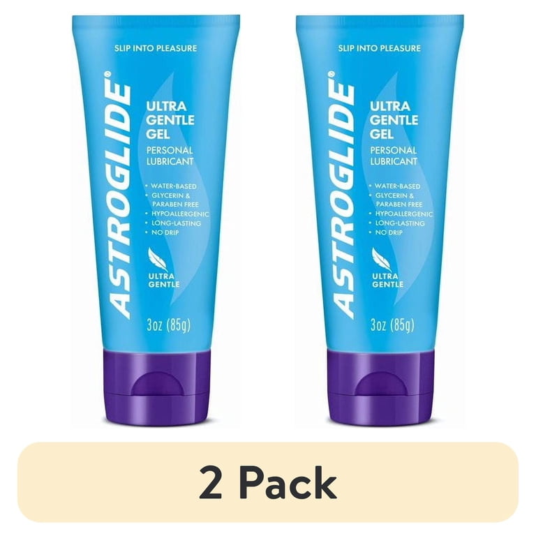 2 pack) Astroglide Ultra Gentle Gel Sensitive Skin Personal Lubricant, 3 Oz  Tube - Walmart.com
