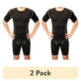 thumbnail image 1 of (2 pack) Athletic Works Adult Compression Crewneck Tee, Small, Black, Unisex, 1 Pack, 1 of 7