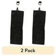 thumbnail image 1 of (2 pack) Athletic Works Cotton Sports Towels, Black, 1 of 9