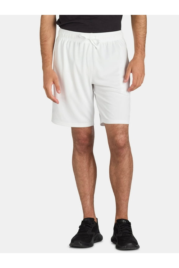 (2 pack) Athletic Works Men's and Big Men's Active Mesh Shorts, 9" Inseam, Sizes XS-5XL