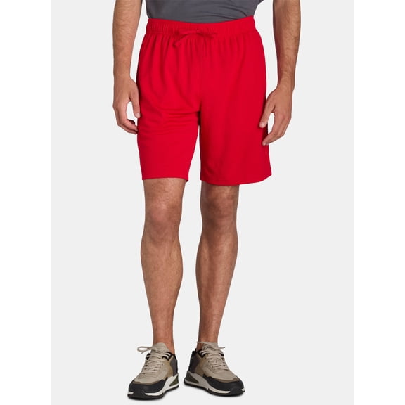 (2 pack) Athletic Works Men's and Big Men's Active Mesh Shorts, 9" Inseam, Sizes XS-5XL