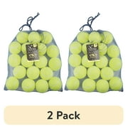 (2 pack) Athletic Works Pressureless Tennis Balls, 18-Pack, for Training and Dog Play