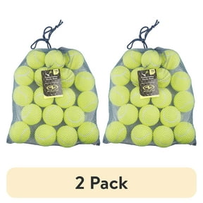 (2 pack) Athletic Works Pressureless Tennis Balls, 18-Pack, Training & Dog Play