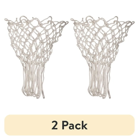 (2 pack) Athletic Works® Regulation Size Heavy Duty Basketball Net, Polyester