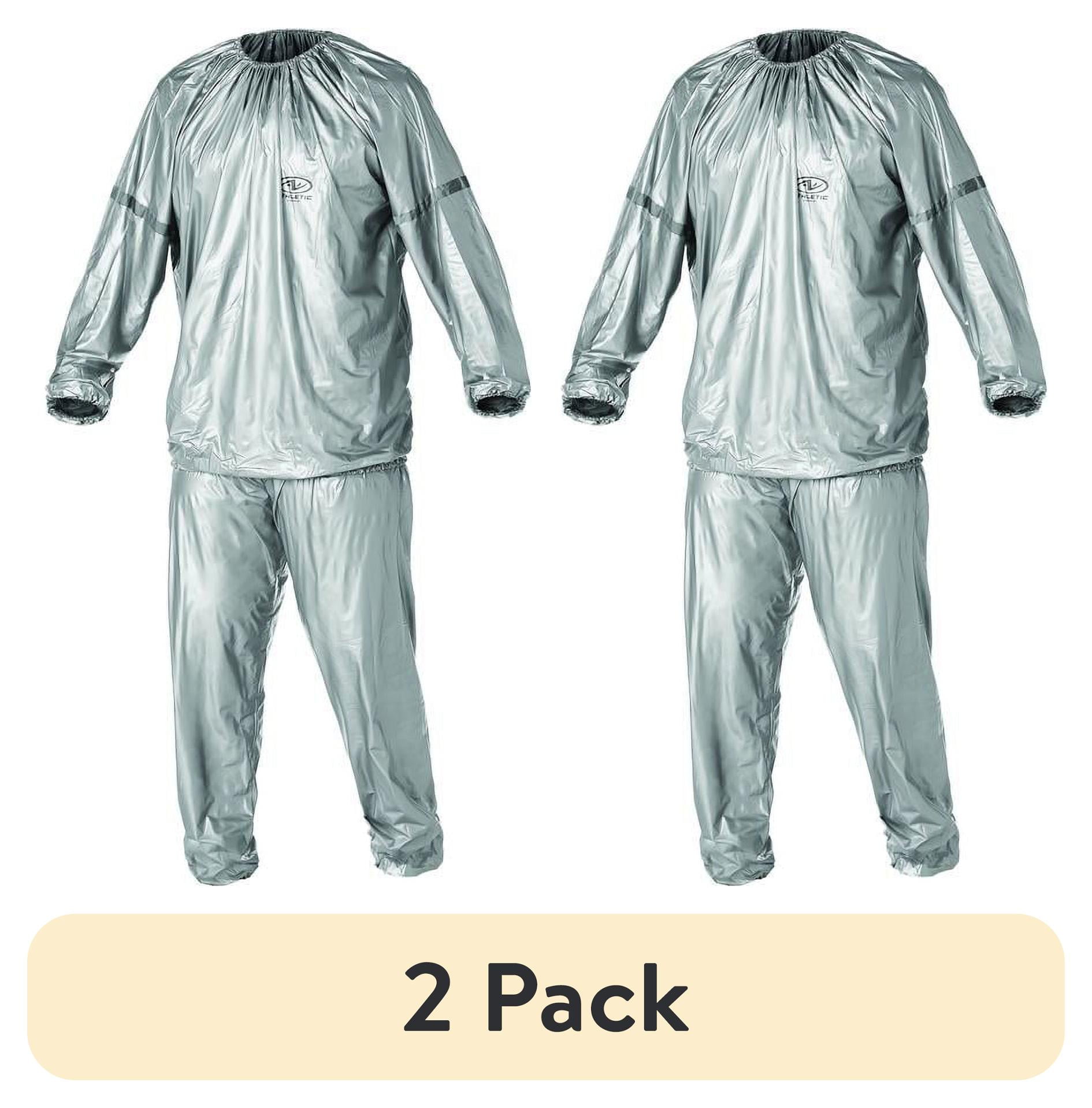 2 pack) Athletic Works Sauna Suit with Reflective Detailing on