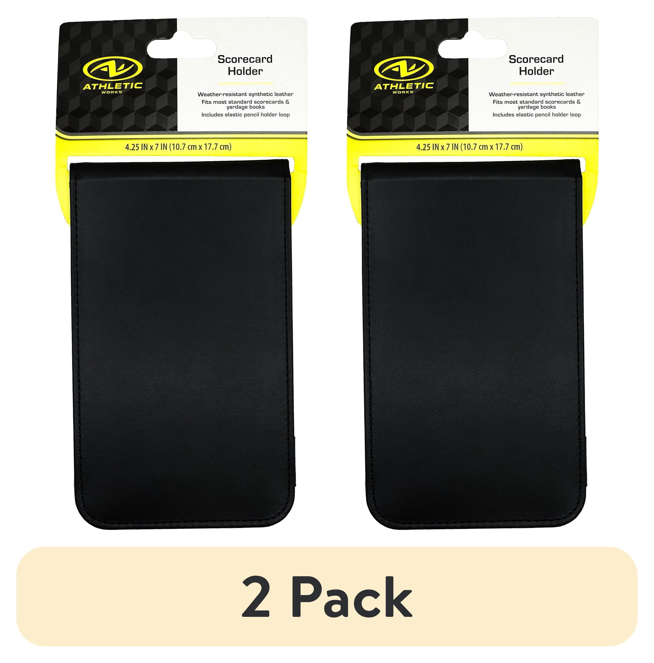 (2 pack) Athletic Works Scorecard Holder, Black
