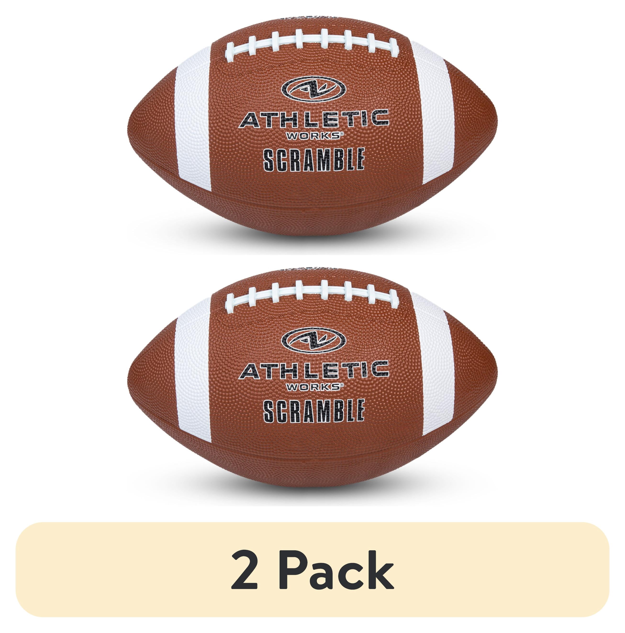 (2 pack) Athletic Works Scramble Series Football - Adult