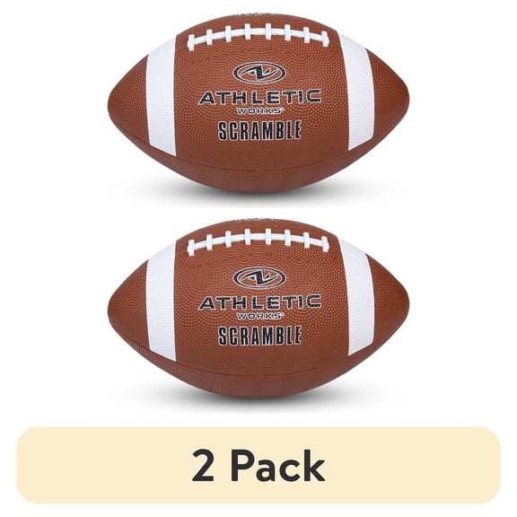 (2 pack) Athletic Works Scramble Series Football - Adult
