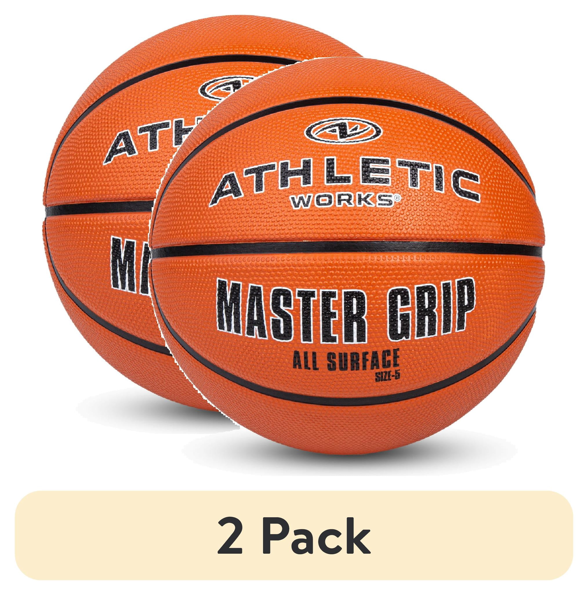 (2 pack) Athletic Works Youth Size 5 Basketball for Ages 8 and Under